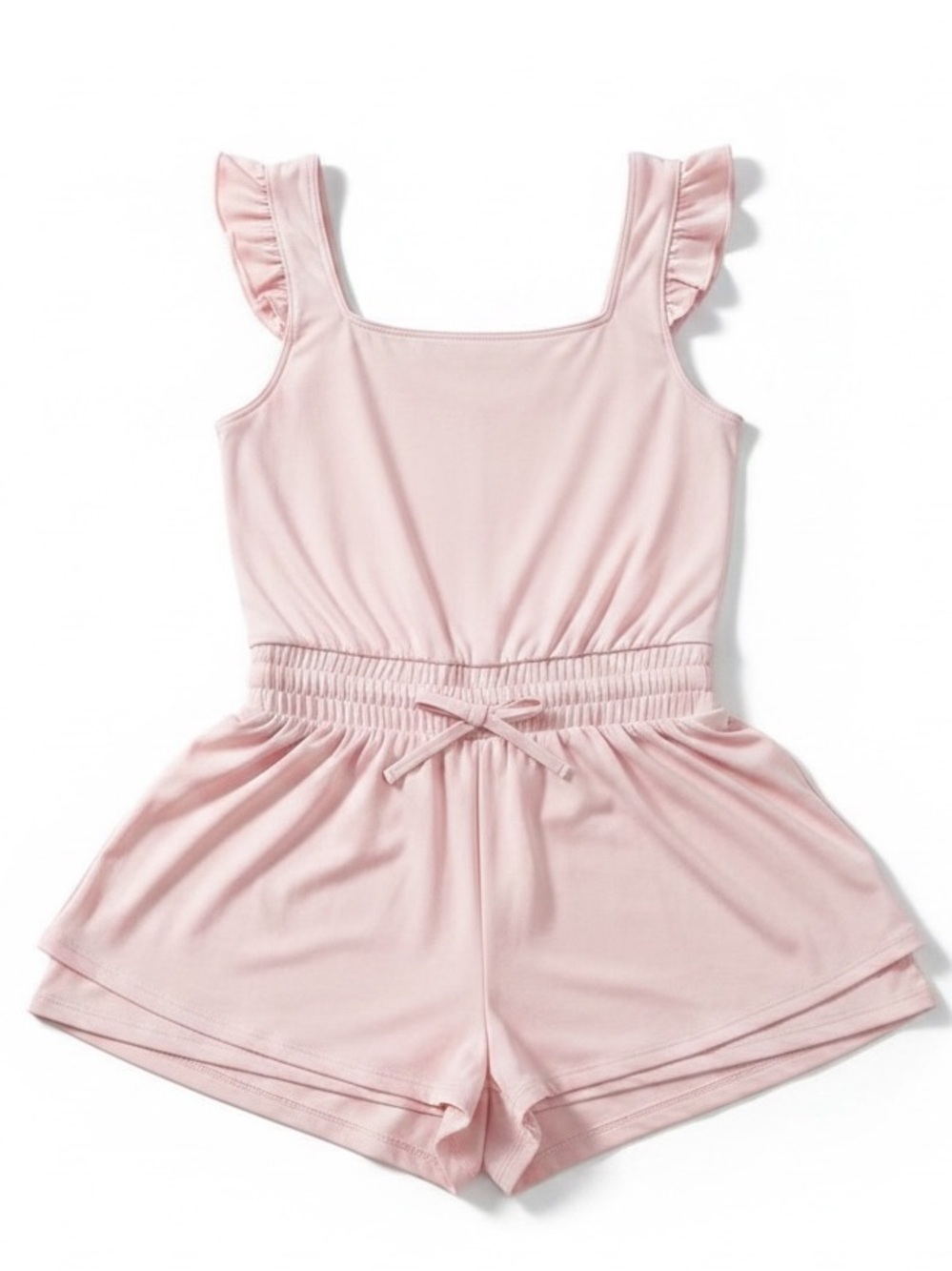 abercrombie kids Girls YPB Light Pink Flutter Sleeve Romper Brand New Size 11/12
